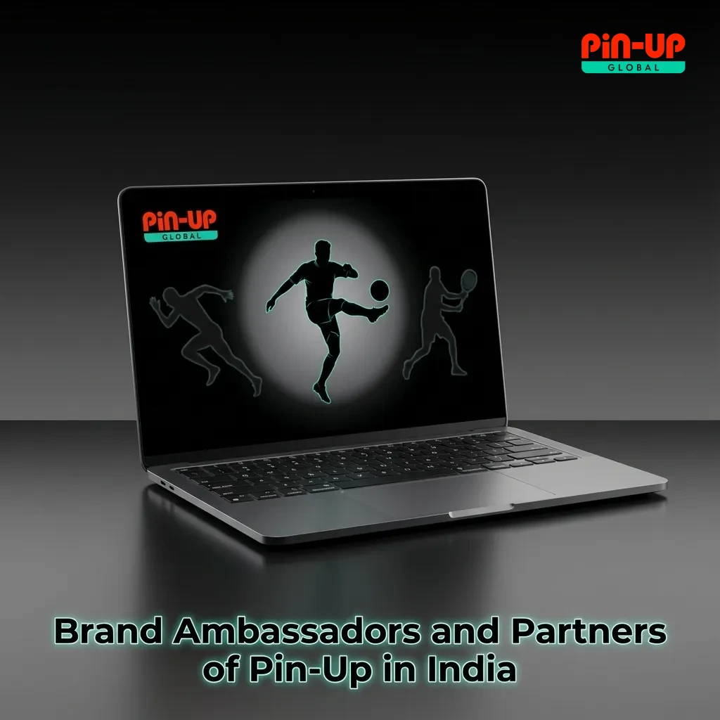 Text image stating Pin-Up India currently has no public brand ambassadors or India-specific partnerships.