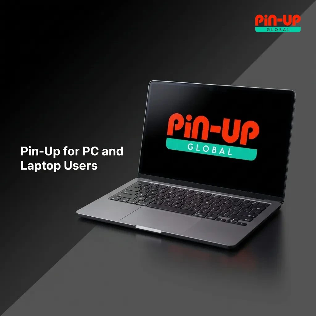 Person using a laptop to play at Pin-Up online casino, browsing games and betting options on a large screen at home