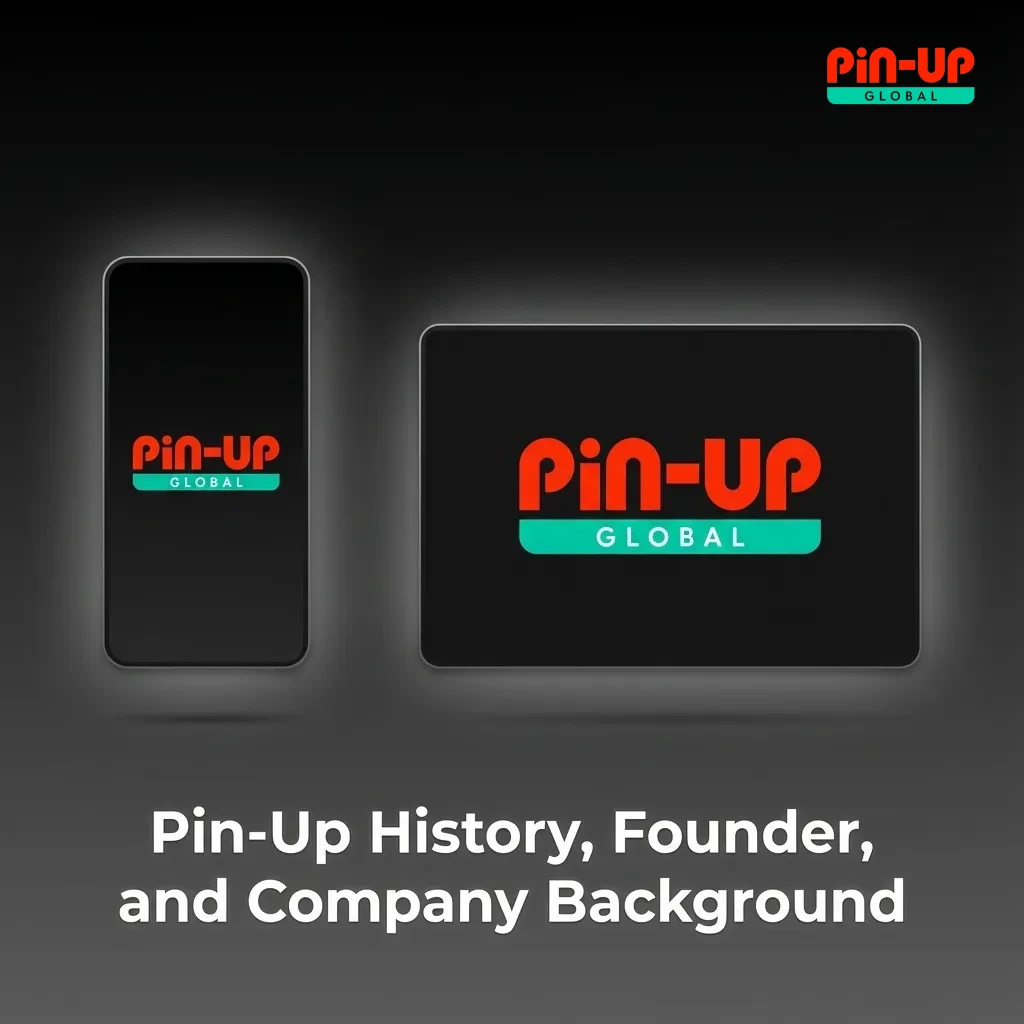 Illustrated timeline of Pin-Up’s growth, founder, licensing, and responsible online betting focus for Indian players