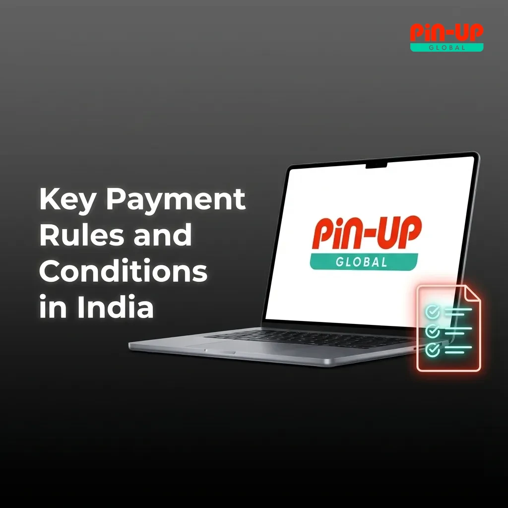 Infographic titled “Key Payment Rules in India” summarizing account ownership, KYC, bonus wagering, limits, and security checks