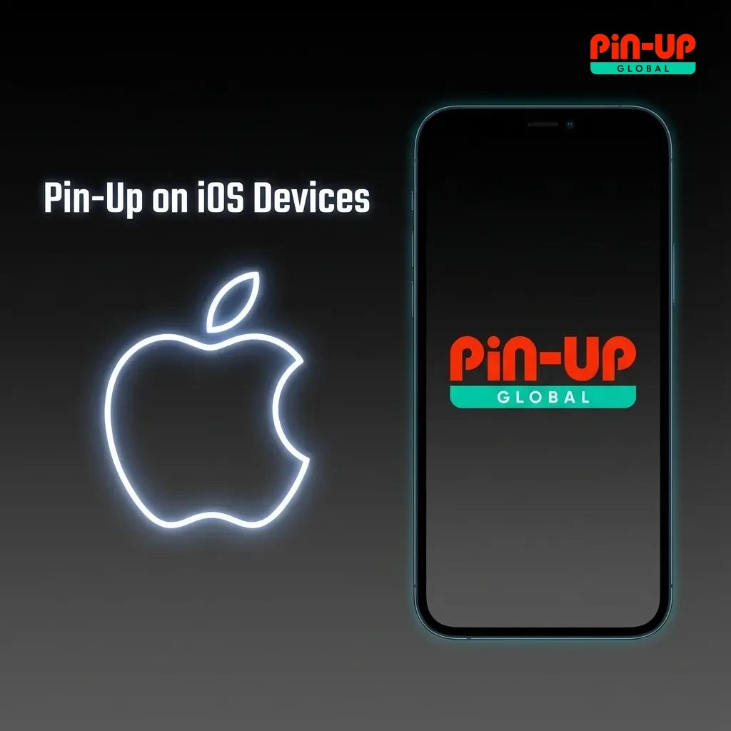 iPhone screen showing Pin-Up mobile site in Safari with steps to add it as a home-screen shortcut like an app