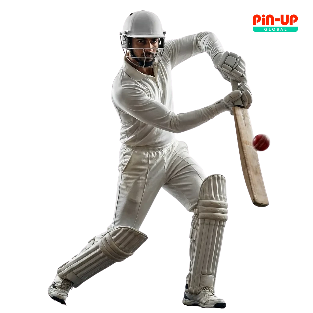 Pin-Up India casino and sports betting site on laptop and phone, showing cricket odds, slots, and a 125% welcome bonus banner