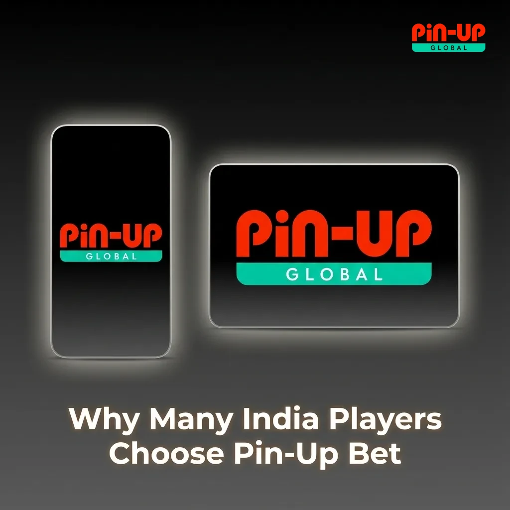 Infographic titled “Why Many India Players Choose Pin-Up Bet” highlighting local payments, INR banking, cricket odds, and bonuses